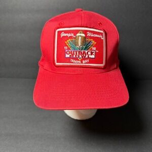 Outback‎ Bowl 1998 NCAA red snapback hat